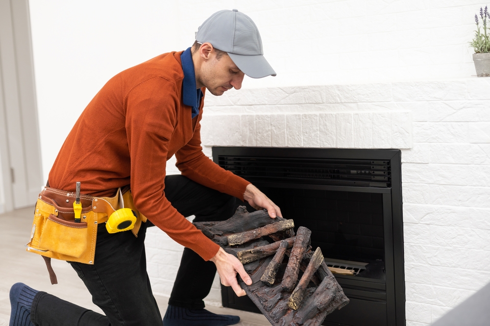 Gas fireplace producing a strong lingering odor in an Aurora home